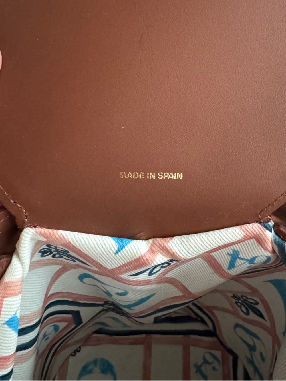 PARIS/64 Brown Woven Mini Bucket Bag - Picture 5 of 6